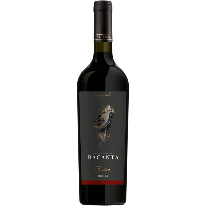 Vin Rosu Girboiu, Bacanta Merlot, D.O.C, Sec, 0,75l