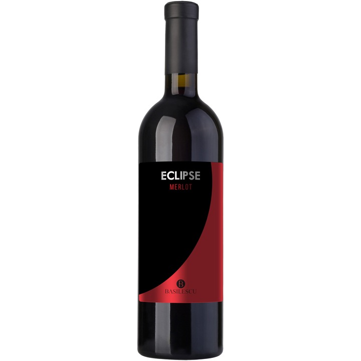 Vin Rosu Basilescu Eclipse Merlot, Sec, 0.75l