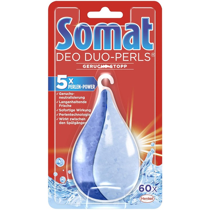 Deodorantul pentru masina de spalat vase Somat Duo-Perls