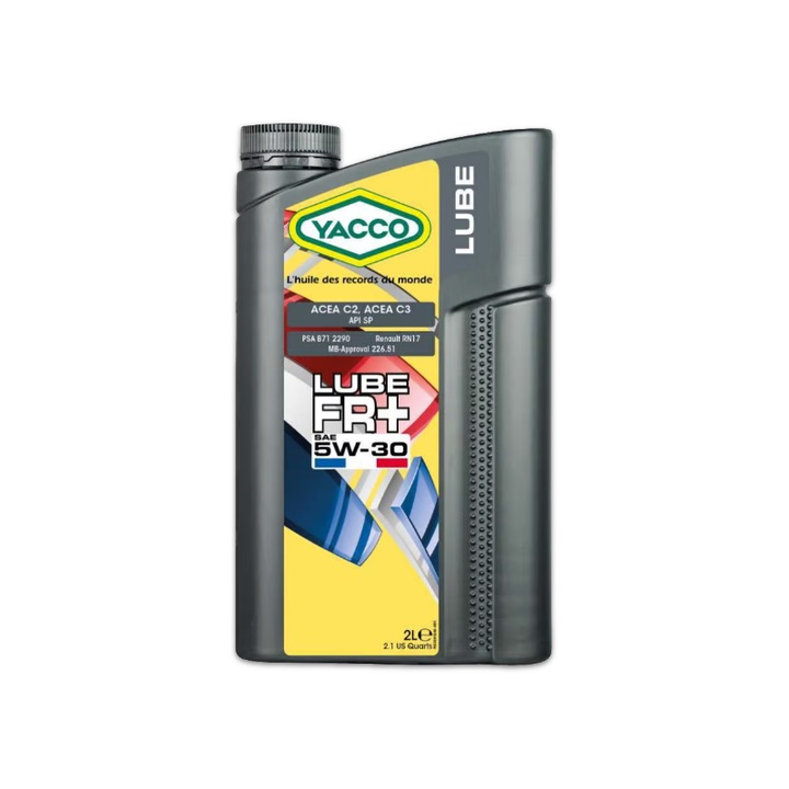 Ulei de motor YACCO LUBE FR + 5W30 - 2 L