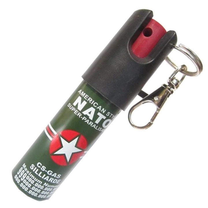 Лютов спрей Парализиращ, Сълзещ, Дразнещ, Зелен, 20 ml, Тип ключодържател, Dalimag