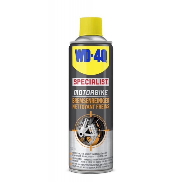 WD-40 Specialista motorkerékpár fékek tisztítására, 500ml