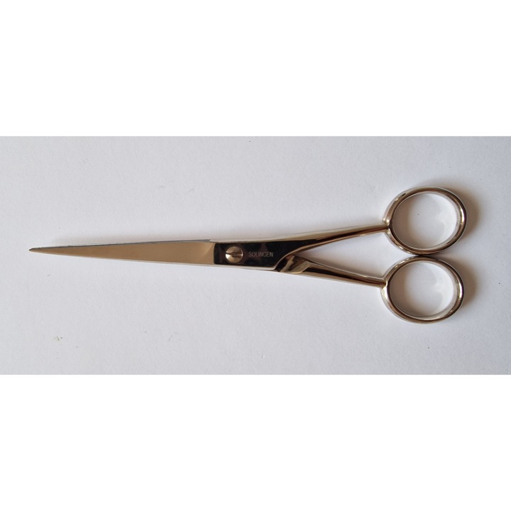 Професионална фризьорска ножица, Никелирана стомана, 16, 5 см