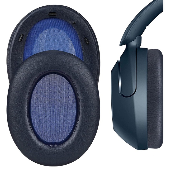 2 darabos PadForce fülpárna készlet Sony WH-XB910N / XB910NB / XB910NL fejhallgatóhoz, Over-Ear - Kék