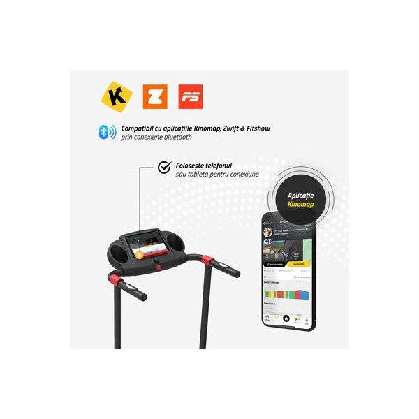 Бягаща пътека TECHFIT MT95N, максимална мощност 2,5 к.с., тегло на ...