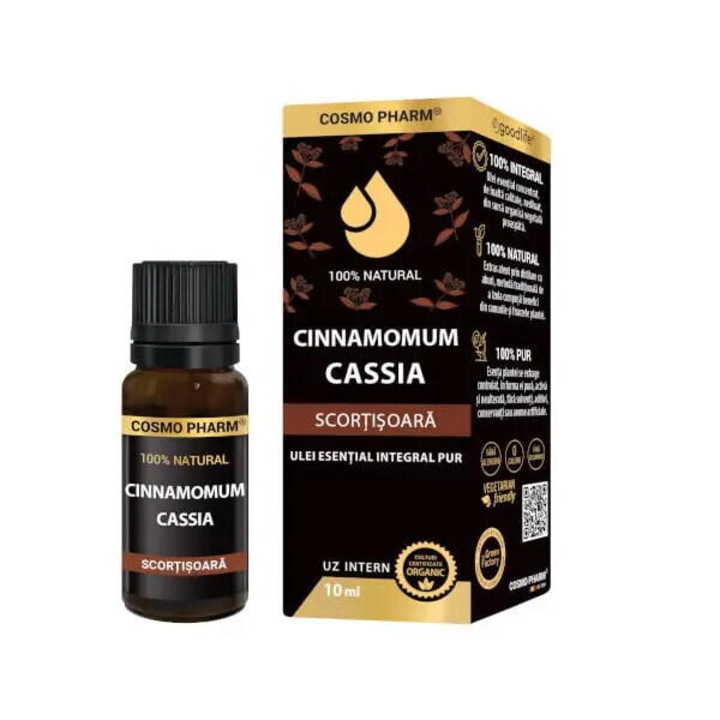COSMOPHARM, Ulei Esential Integral Pur de Scortisoara Cassia (Uz Intern) 10ml