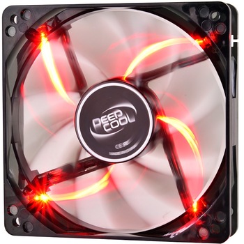 Ventilator Deepcool Wind Blade, Red LED, 120mm Ventilator Deepcool Wind Blade, Red LED, 120mm