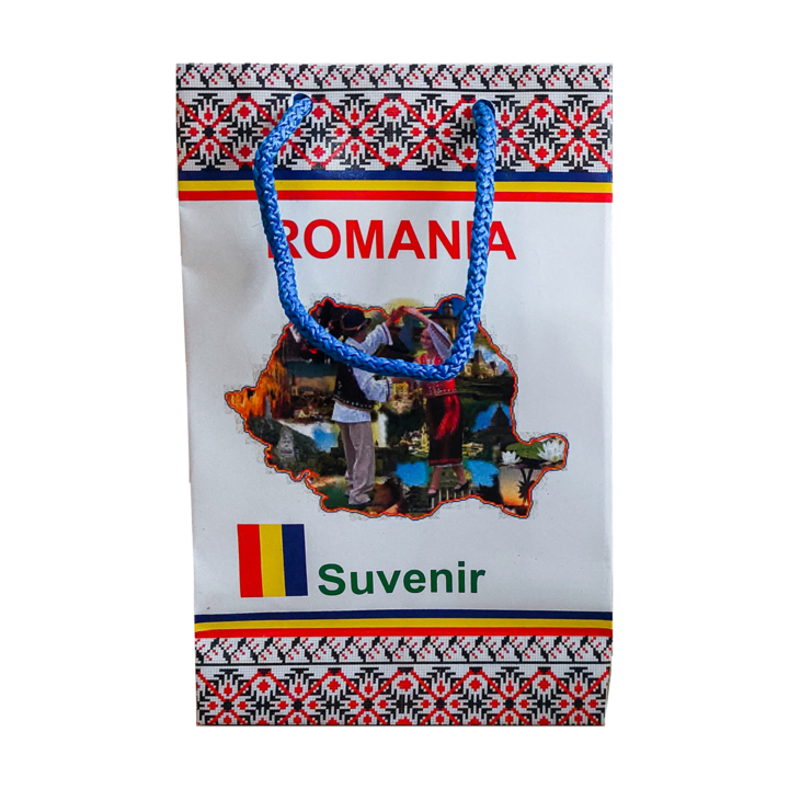 Punga cadou, Suvenir Romania, SVR52, 17.5x11x5 cm