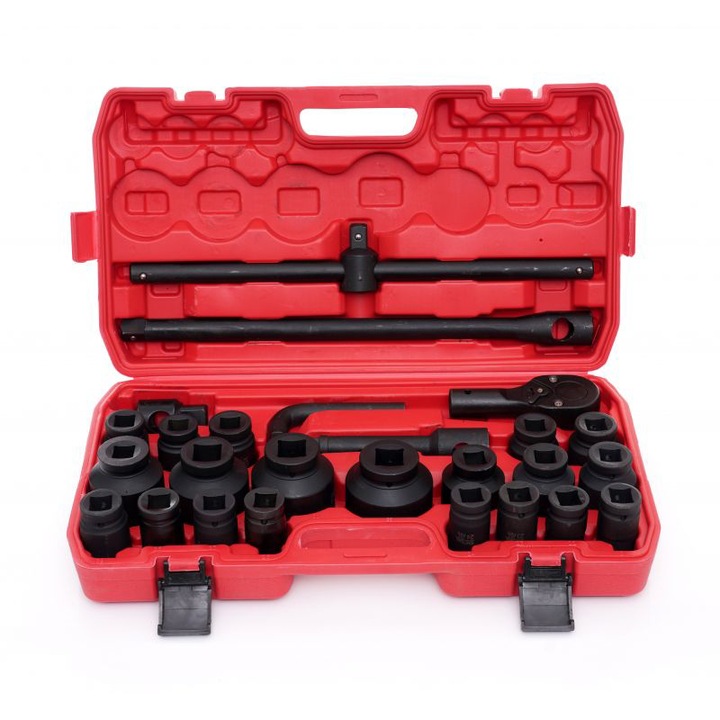 Комплект гаечни шестограми в 6 точки, 3 / 4", 26 елемента, Kraft&Dele KD11758