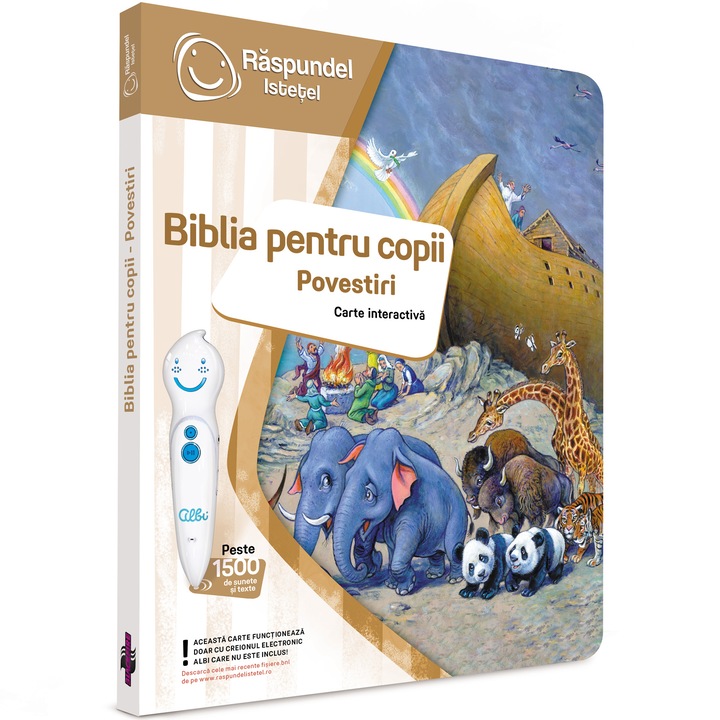 Carte Raspundel Istetel - Biblia pentru copii, Povestiri