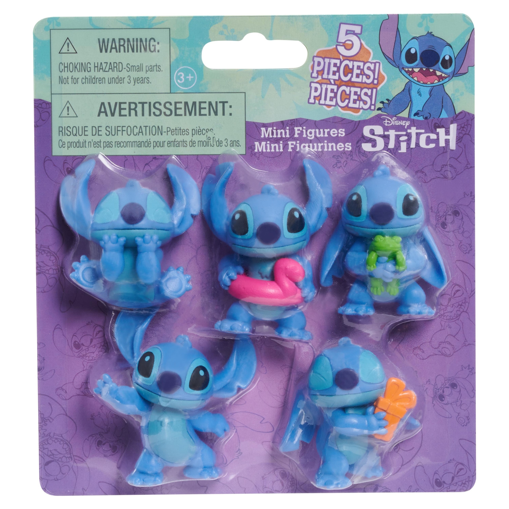 Set 5 figurine Disney Stitch, 5 cm