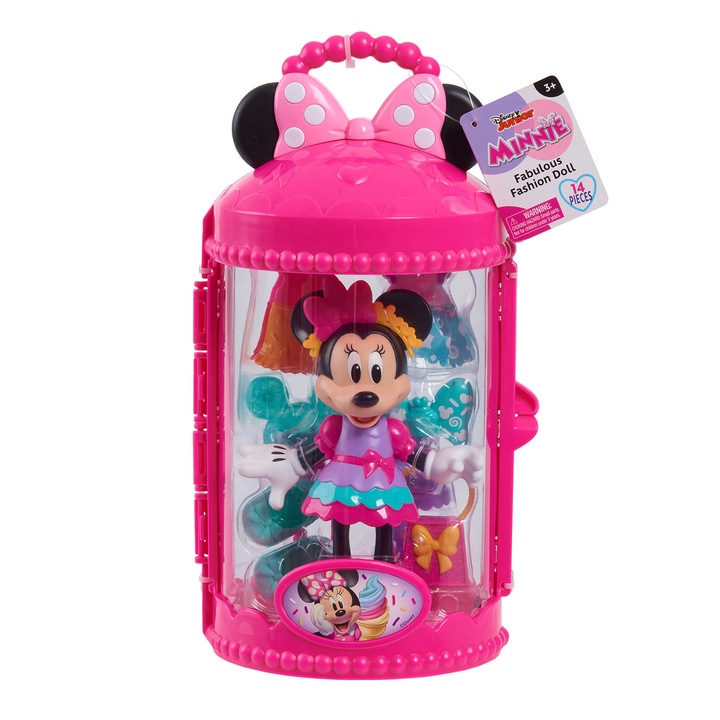 Кукла Disney Minnie Mouse, С аксесоари - Sweet Party, 12 см