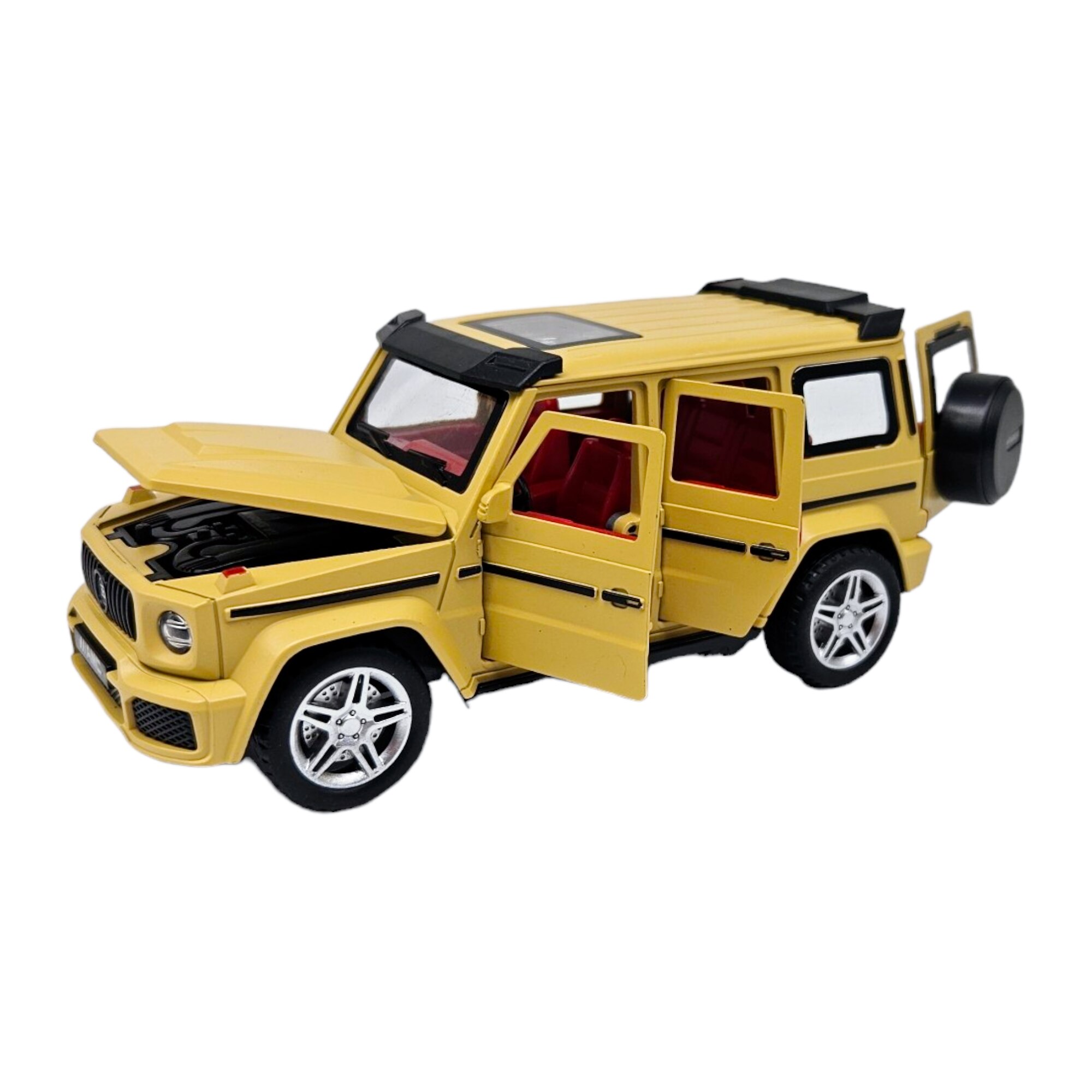 Masina metalica jeep Mercedes G-Class Brabus, cu sunete si lumini, usi ...