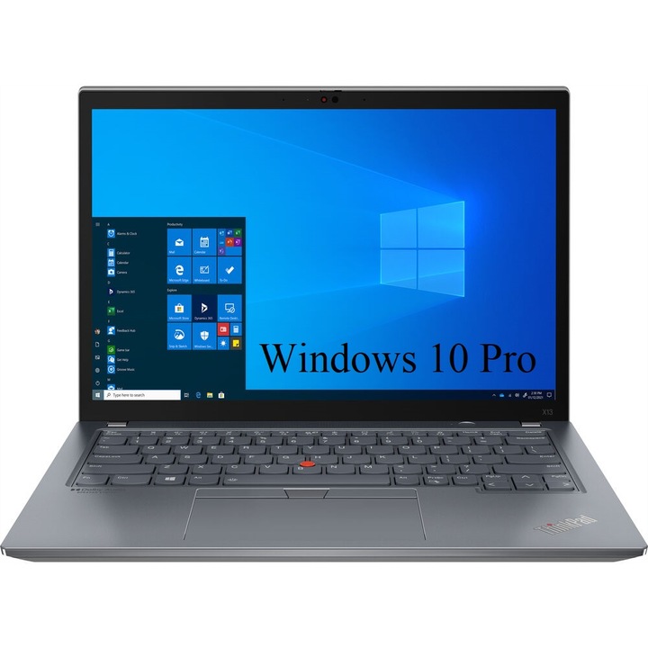 Лаптоп Lenovo ThinkPad X13 Gen 2, 13.3" 1920x1200 IPS 300nits, Intel Core i7-1165G7 4-core, 16 GB DDR4, 512 GB SSD m2 PCIe, Intel Iris Xe Graphics, Aluminium Body 1.33kg, Windows 10 Pro, Storm Grey