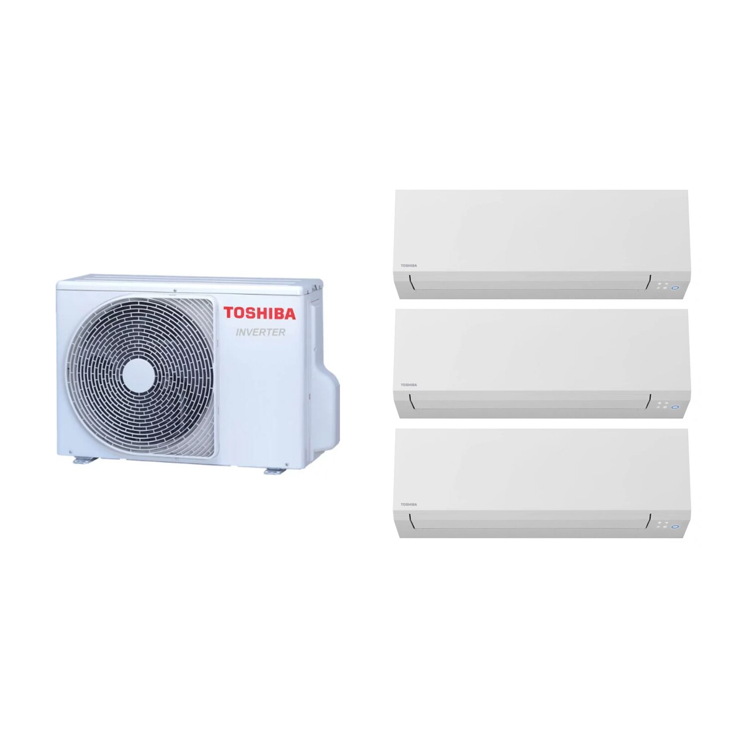 Aparat de aer conditionat multisplit TOSHIBA cu TREI unitati