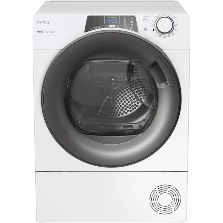 Uscator de rufe Beko B3T48239WEU, Pompa de caldura, 8 kg, 15 programe, Clasa D, Alb, SteamCure, RecycledDry, EcoGentle, Aquawave