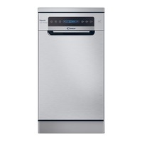 Masina de spalat vase Candy CF1C7SB1FX, 11 seturi, 8 programe, Clasa C, 45 cm, Argintiu
