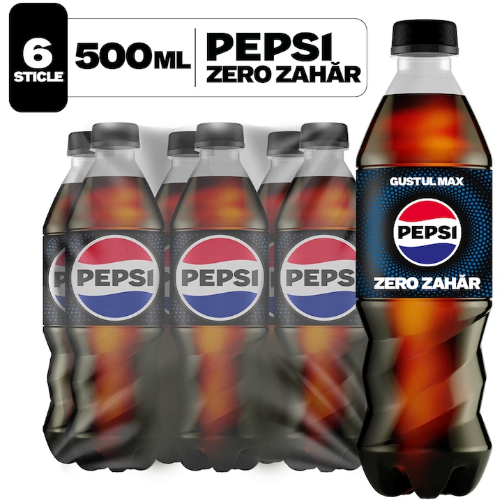 Pepsi Max, pet, 6 x 0.5l