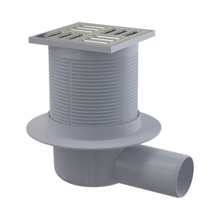 Sifon Pardoseala Form & Style Redonda 105x105/50 Mm, Scurgere Orizontala