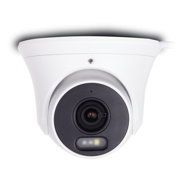 Kamera, IP Kenik, KG-5330DAS-IL (2,8 mm), CMOS, 2880x1620, 12 DCV, objektív 2.8, mikrofon, alkalmazás, LED, 5 MP, 25 fps, fehér