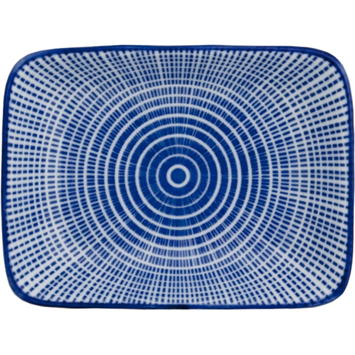 Sosiera din portelan 10.5 x 7.5 cm, Tokusa Blue