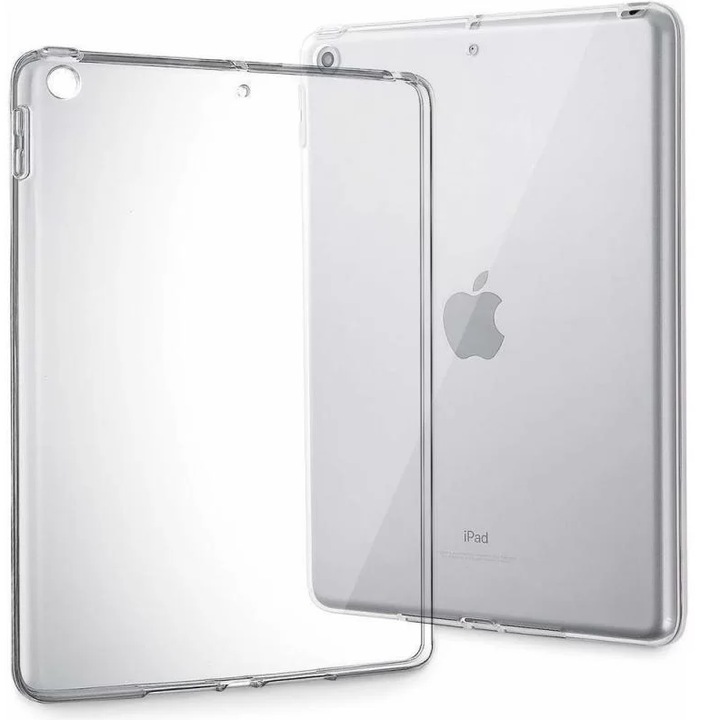 Apple iPad 10.9" 2022-vel kompatibilis tablet védőburkolata, szilikon, átlátszó