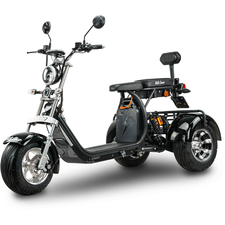 Scuter Electric BILI BIKE COCO TROJKOLOWY, 3 Biegi+Wsteczny, LED, 45km/h, Negru, 199x99x107cm