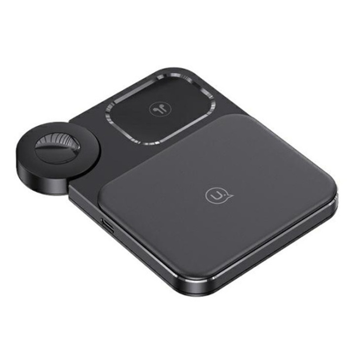 Statie incarcare 15W, 3A - Usams (US-CD190) - Black