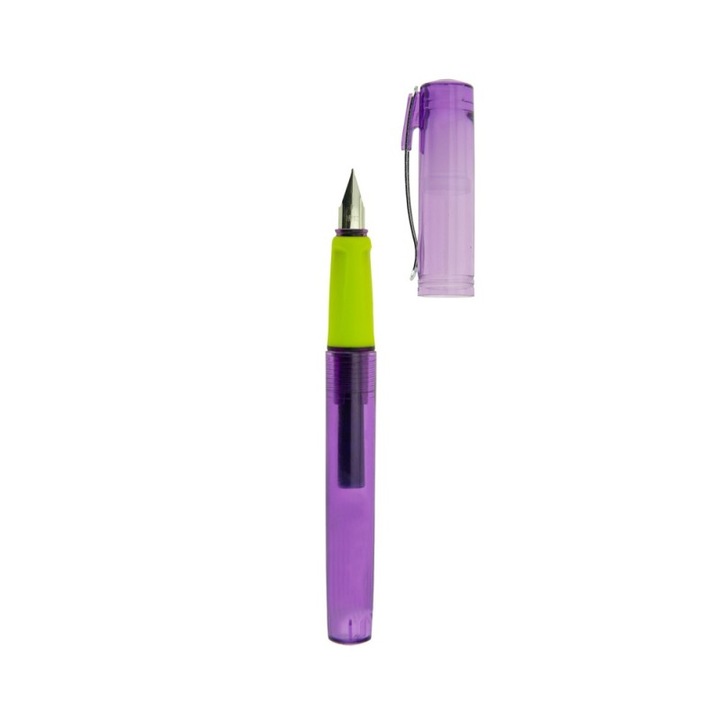 Stilou El Patron Daco, penita iridium tip F, corp plastic, mov