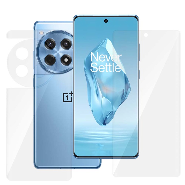 Set 2 folii SILKASE pentru OnePlus 12R, protectie telefon, silicon regenerabil
