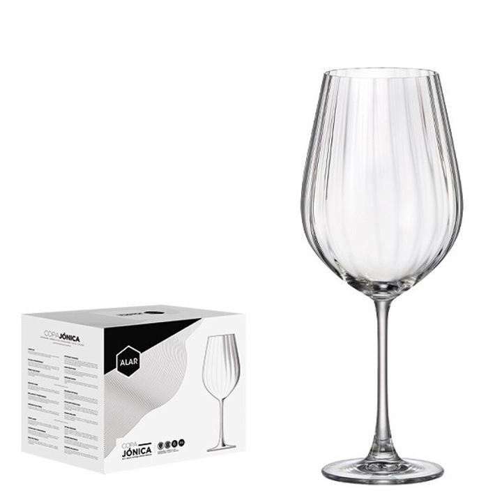Set 6 pahare vin Alar Jonica, 850ml, sticla