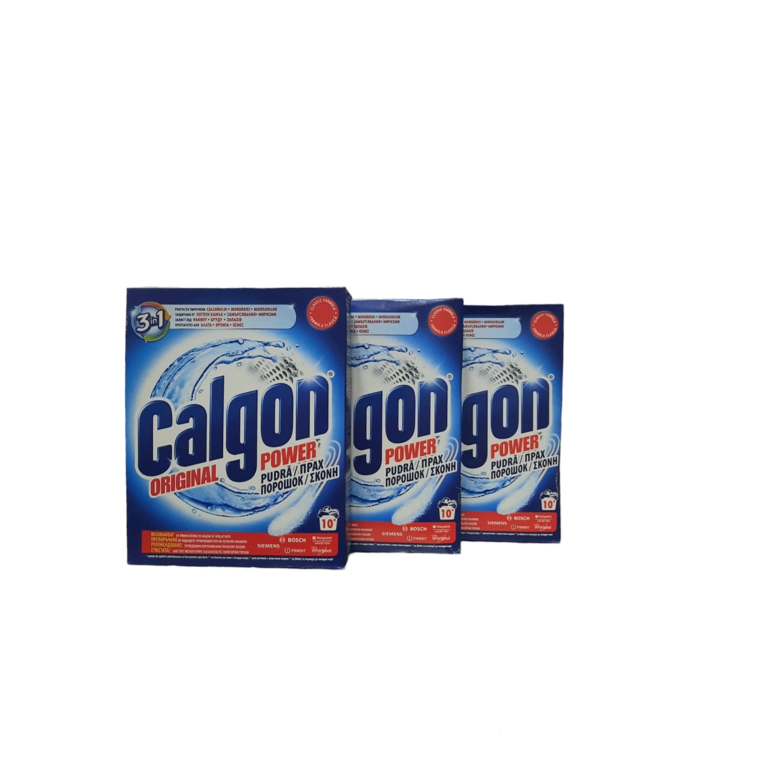 Прах против варовик Calgon 3 в 1 Protect & Clean, 3x500 гр - eMAG.bg