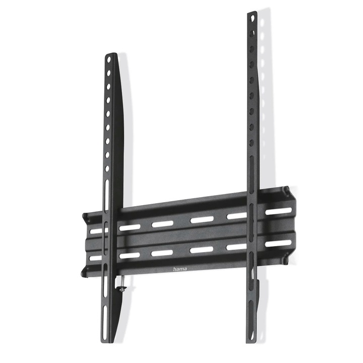 Стенна стойка за TV Hama 220809, Фиксирана, 32"-65" (81 см-165 см), 35 кг, Черен