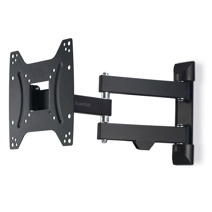 Стенна стойка за TV Hama 220822, Full Motion, 19"-48" (48 см-122 см), 20 кг, Черен