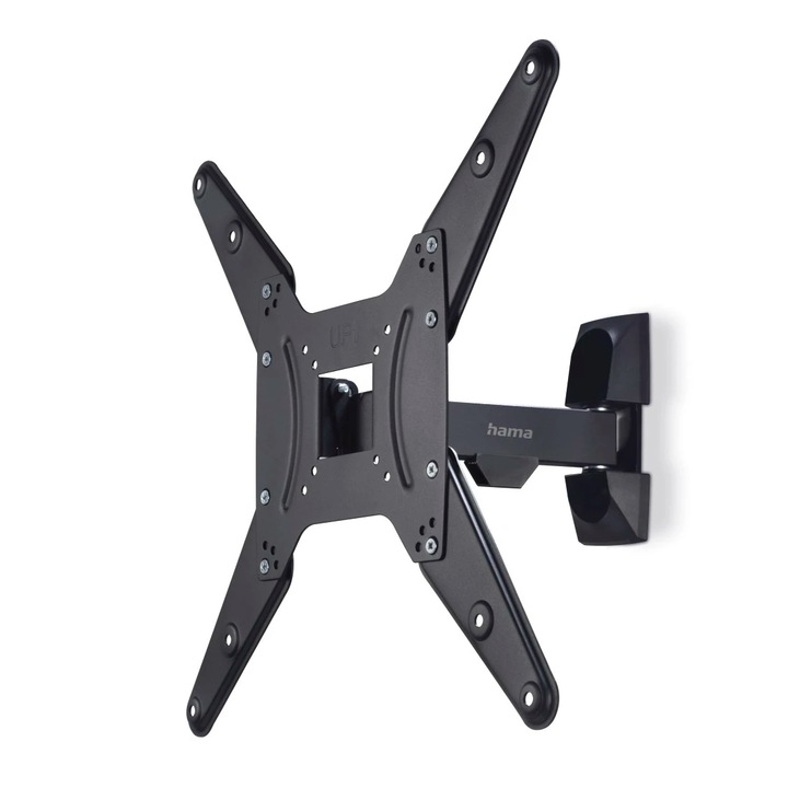 Стенна стойка за TV Hama 220823, Full Motion, 19"-48" (48 см-122 см), 20 кг, Черен