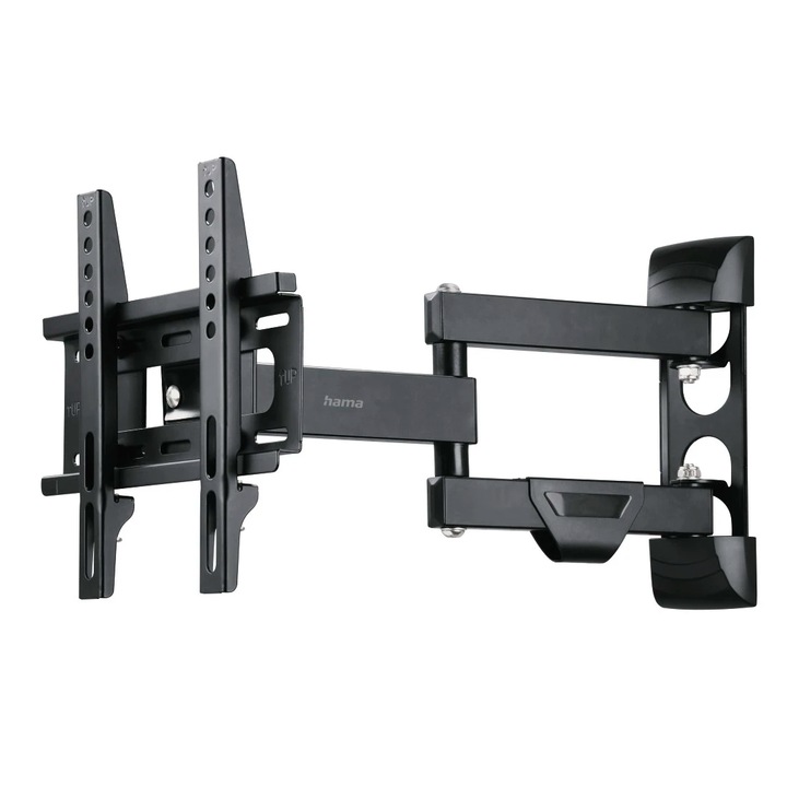 Стенна стойка за TV Hama 220840, Full Motion, 19"-48" (48 см-122 см), 25 кг, Черен