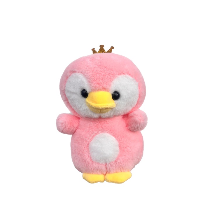 Jucarie plus, Pinguin roz, 20cm
