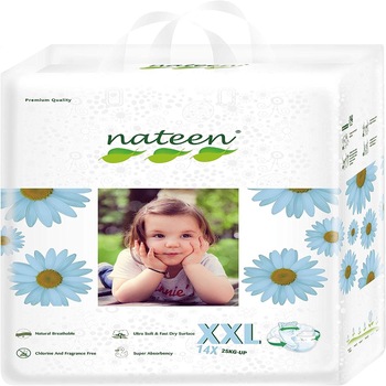 Scutece ecologice Nateen premium, Marimea 6, 25+ kg, 14 buc