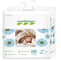 Scutece ecologice Nateen premium, Marimea 1, 2-5 kg, 80 buc