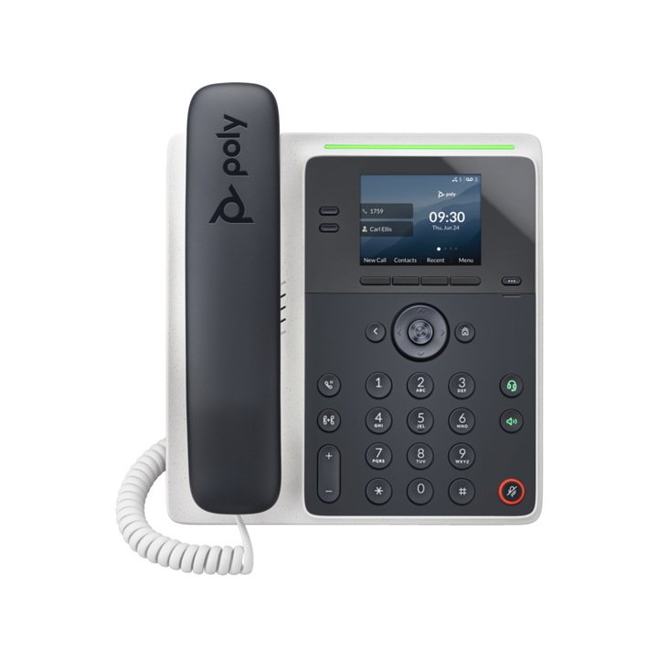 Telefon IP Poly-HP Edge E100 si activat pentru PoE (82M86AA)