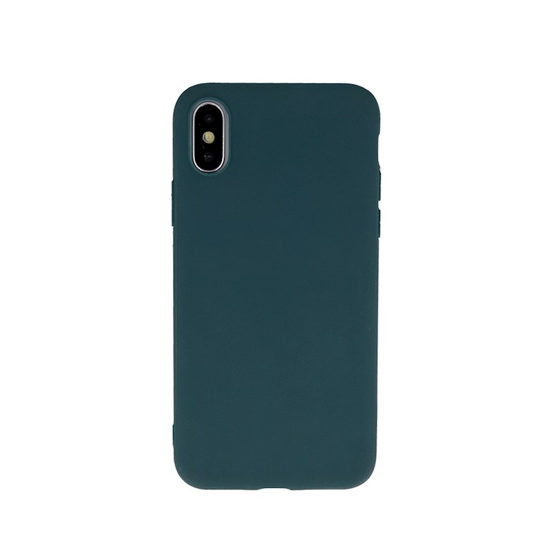 Husa mata din TPU pentru iPhone 15 Pro, verde