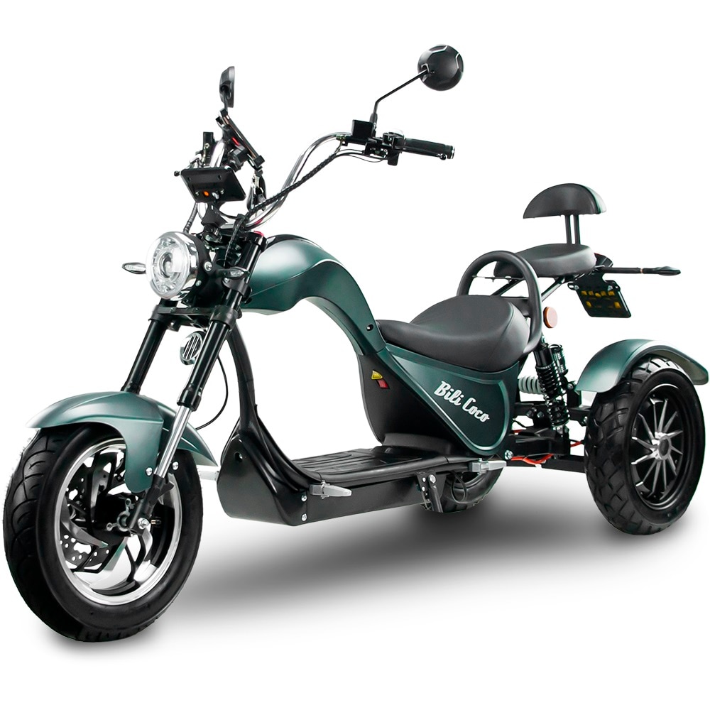 Skuter electric BILI COCO COBRA, 2 motoare 2000W, 45 km/h, verde