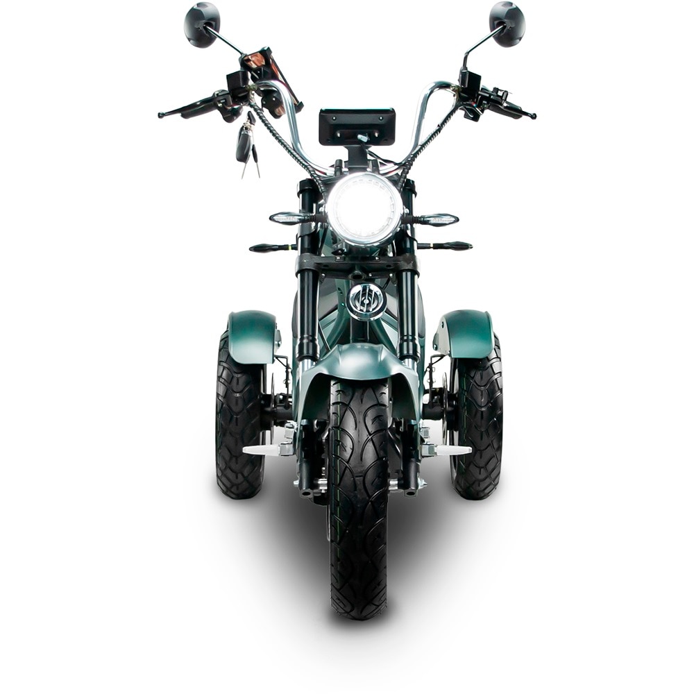 Skuter electric BILI COCO COBRA, 2 motoare 2000W, 45 km/h, verde
