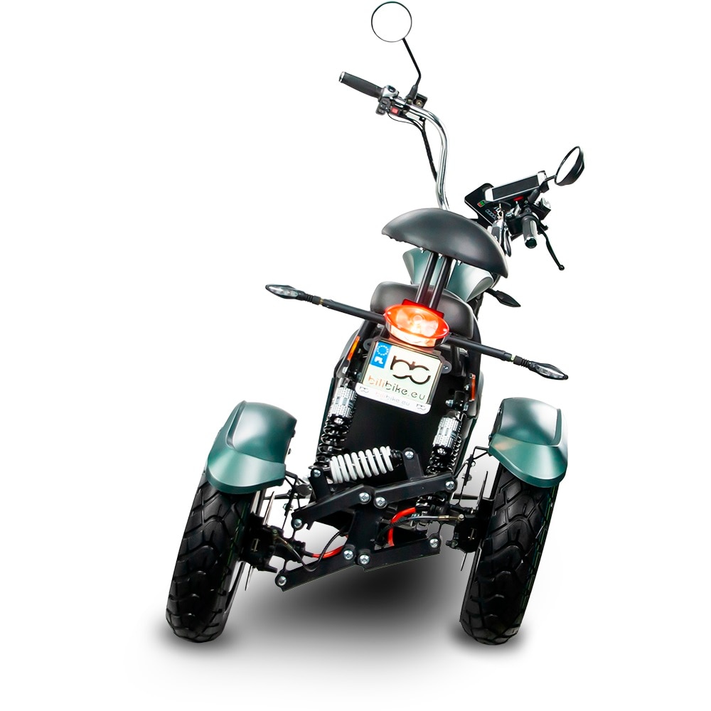 Skuter electric BILI COCO COBRA, 2 motoare 2000W, 45 km/h, verde