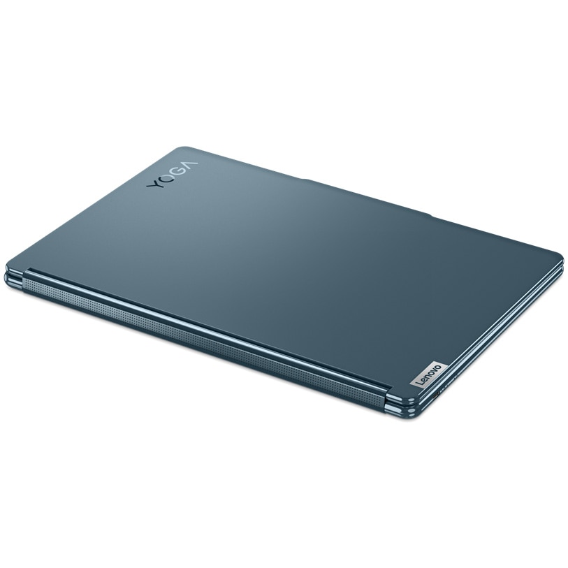 Laptop Lenovo Yoga Book 9 13IMU9 cu procesor Intel® Core™ Ultra 7 155U pana la 4.8GHz, 2 x 13.3", 2.8K, WQXGA+, OLED, Touch, 32GB LPDDR5x RAM, 1TB SSD, Intel® Graphics, Windows® 11 Pro, Tidal Teal, 3y on-site Premium Care