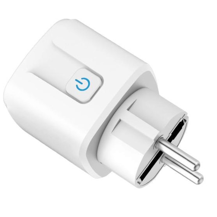 Wifi смарт контакт, JESWO, 16A, Бял