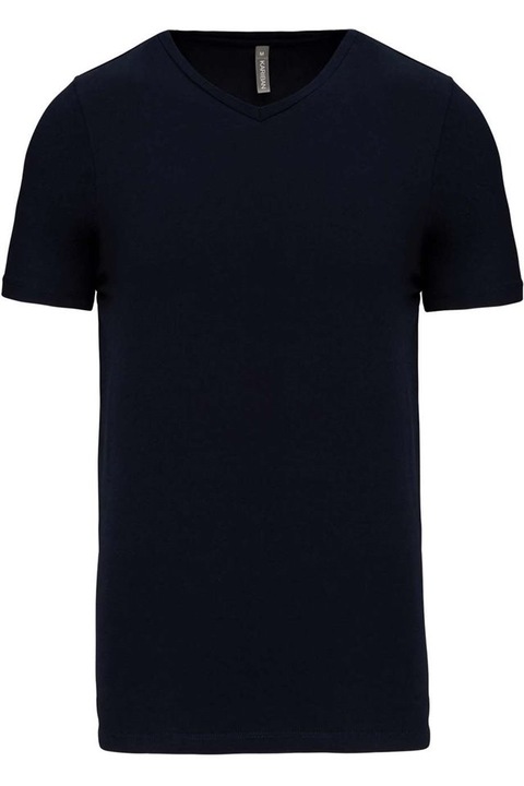 Tricou V-neck pentru barbati, Kariban, KA3014, maneca scurta, Bleumarin