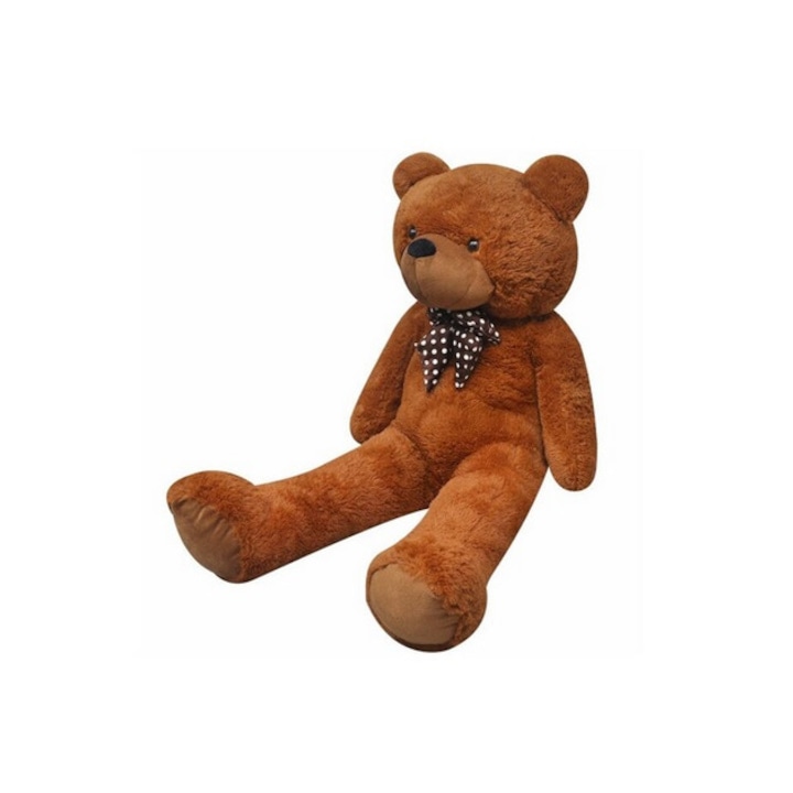 Мече с лък Concept E Efrall, гигантско, кафяво, плюшено, 120-130 см