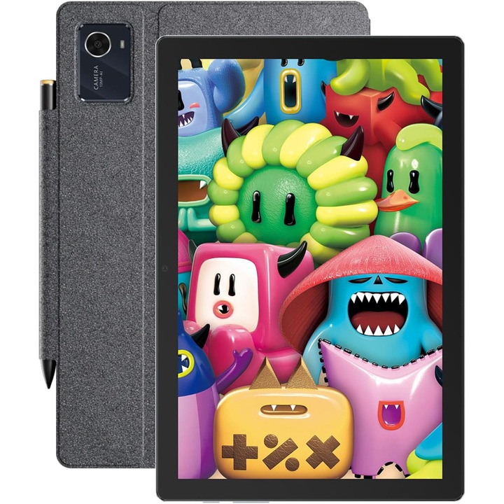 Tableta Grafica HUION Kamvas Slate 10 fara calculator, Android 12, 8GB+128GB, 10.1-inch, gri