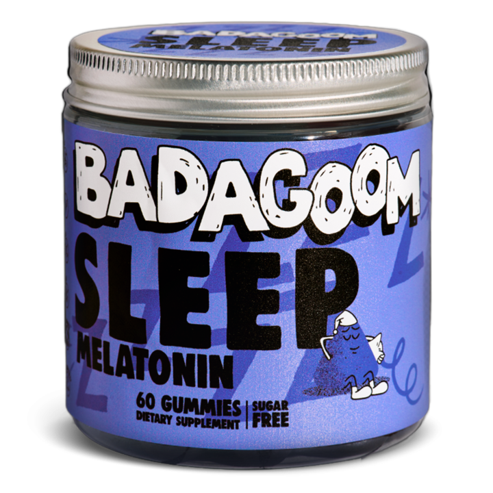 Supliment alimentar BADAGOOM SLEEP, jeleuri cu Melatonina pentru somn, pentru 60 zile, fara zahar, vegan, 60 jeleuri